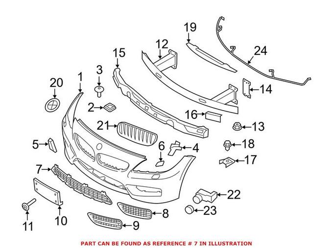 BMW Grille - Front Center 51117903744